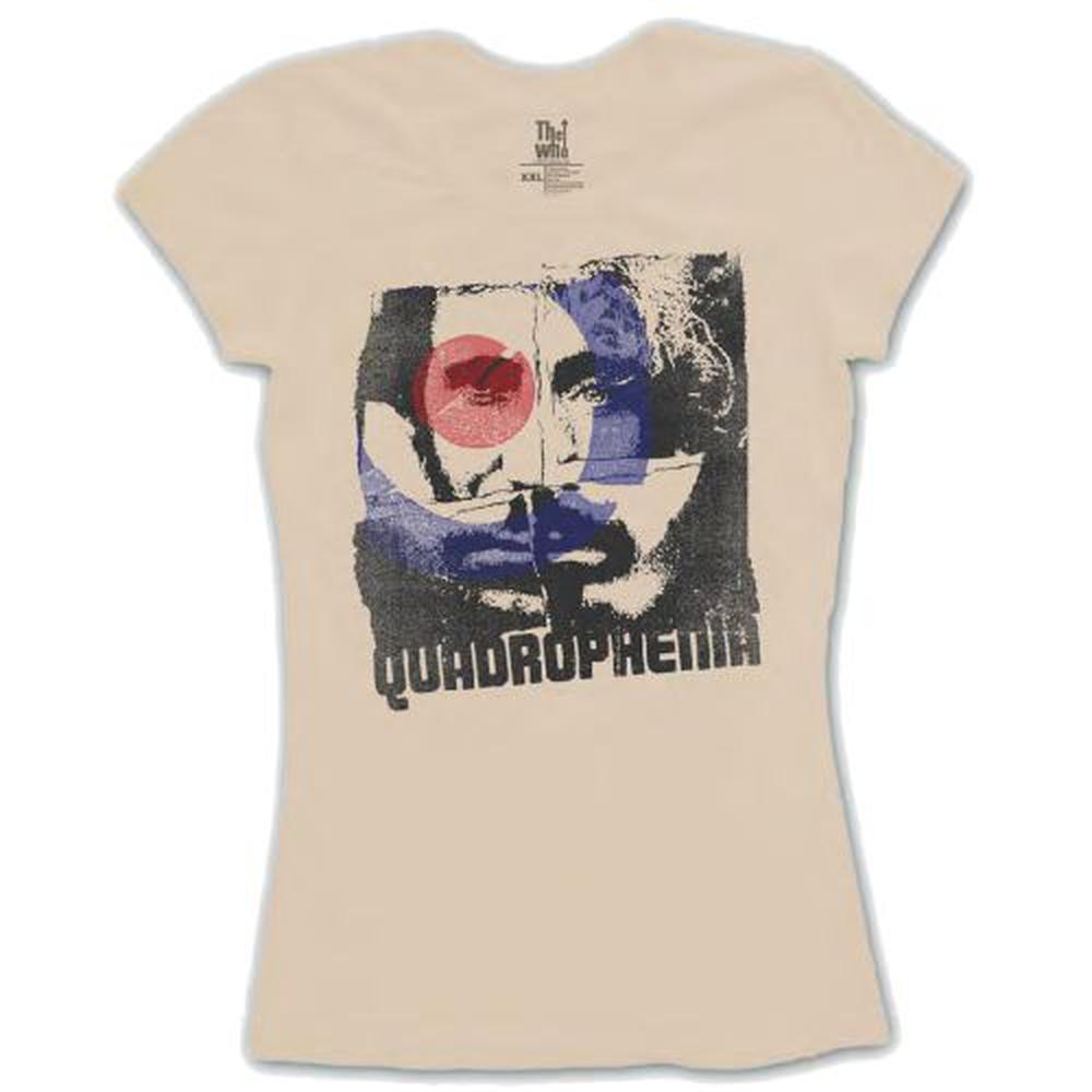 The Who - Four Square Dames Tshirt - Creme